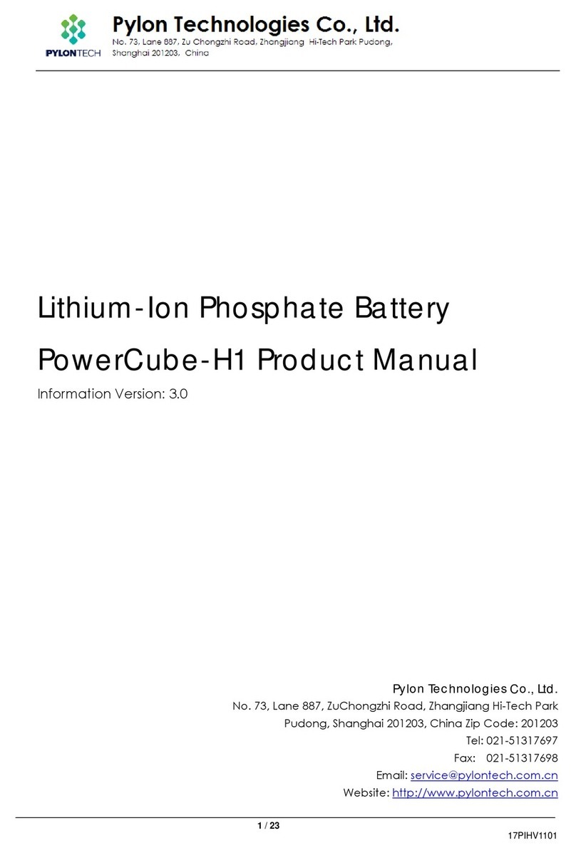Pylontech PowerCube-H1 User manual