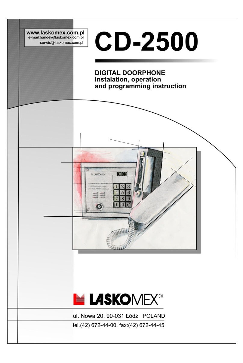 Laskomex CD-2000 Installation manual