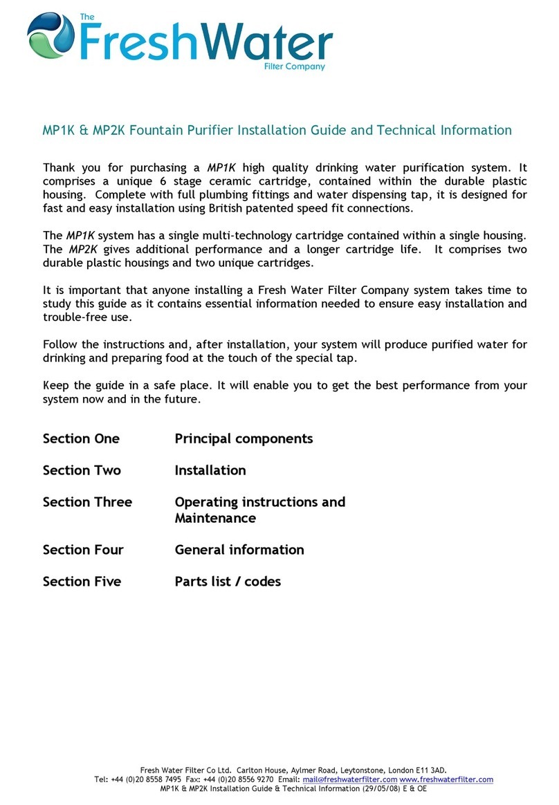 FreshWater MP1K Installation Guide and Technical Information