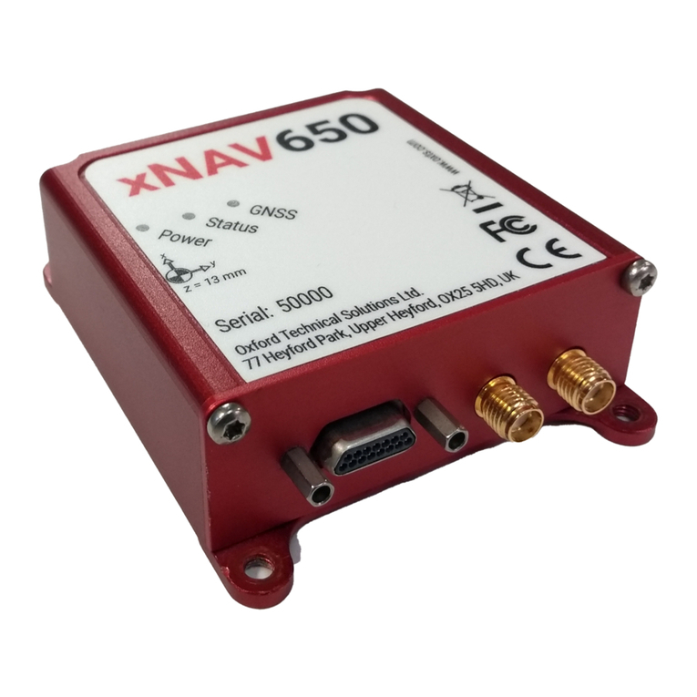 OXTS xNAV650 Hardware manual