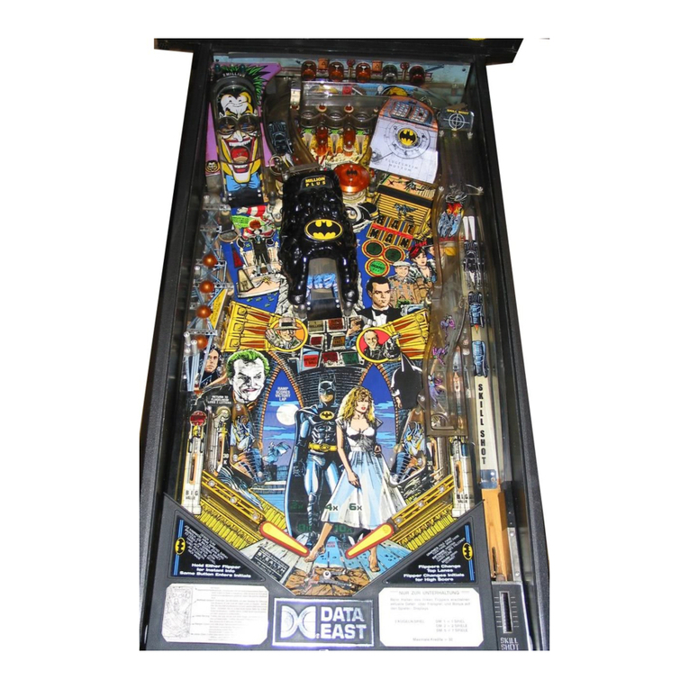 Data East Batman manual