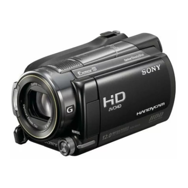 Sony HDR-XR500 Service manual