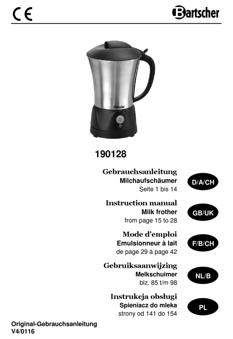 Bartscher 190128 User manual