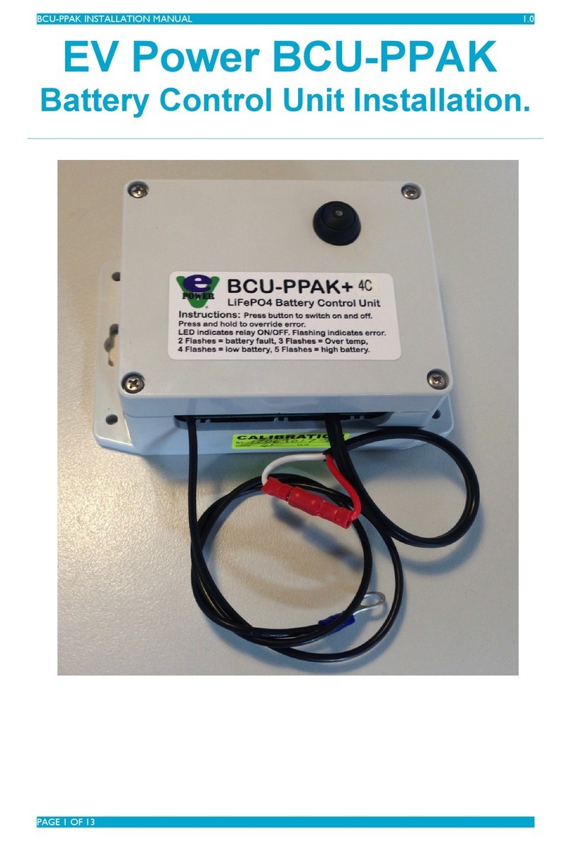 EV-POWER BCU-PPAK User manual