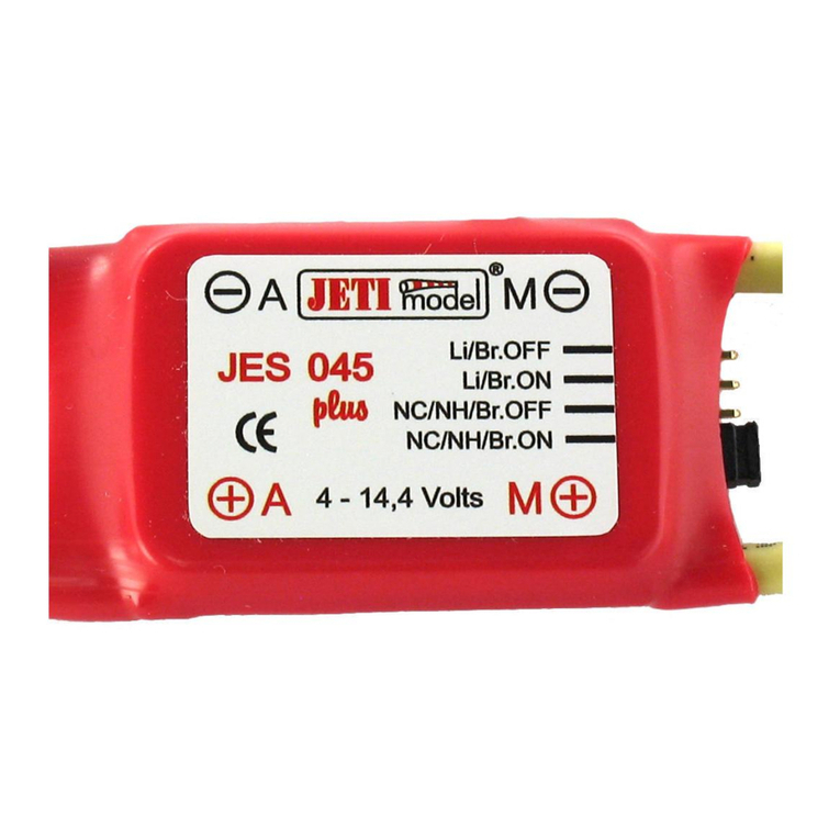 JETI model JES 006 manual