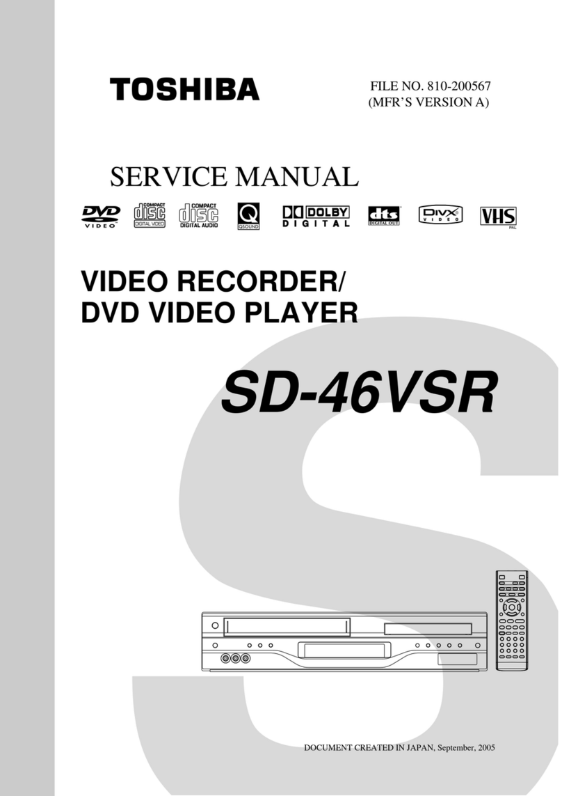 Toshiba SD46VSR User manual