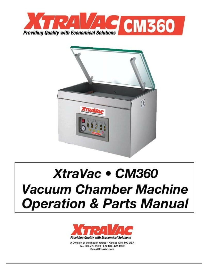 XtraVac CM360 Operations & parts manual