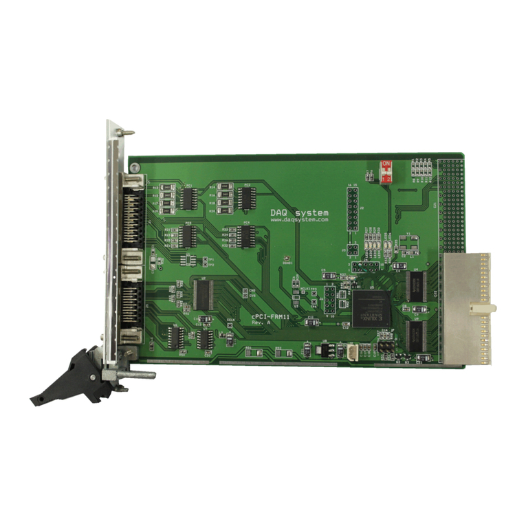DAQ cPCI-FRM11 User manual