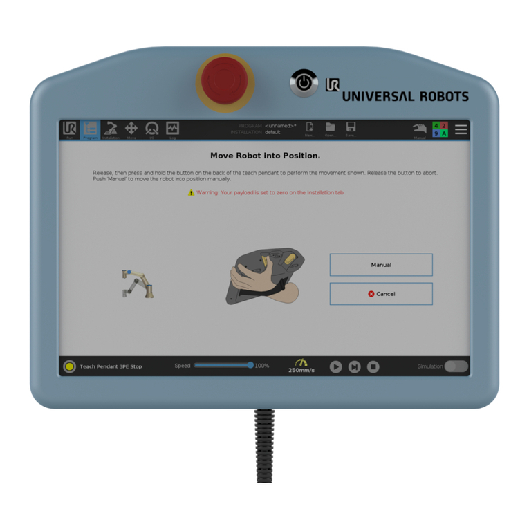 Universal Robots 3PE Teach Pendant installation guide