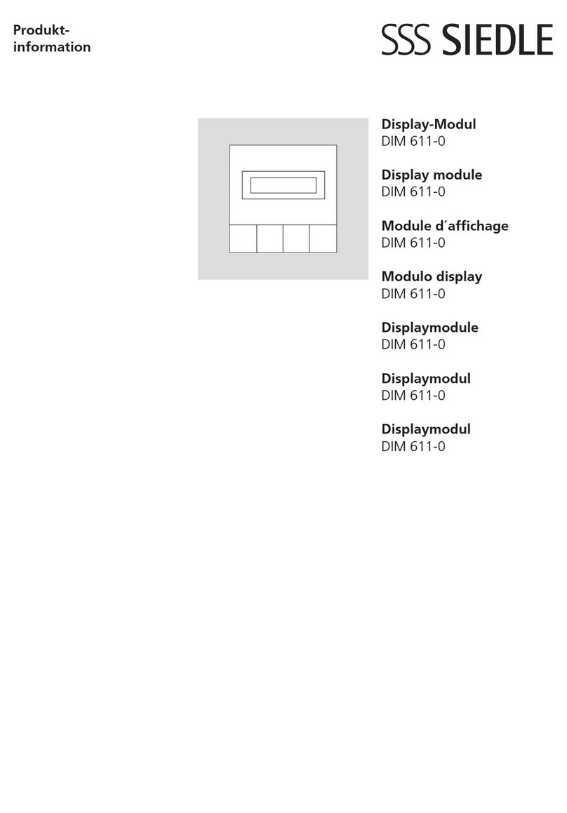 SSS Siedle DIM 611-0 User manual