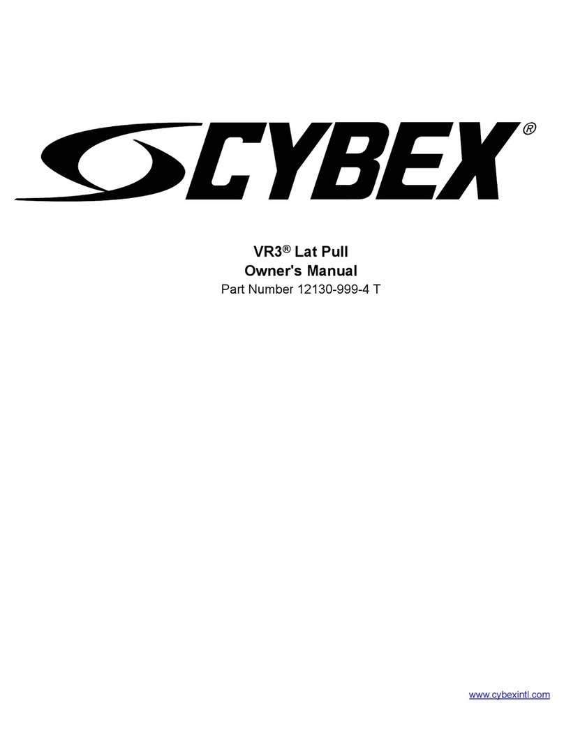 CYBEX VR3 User manual