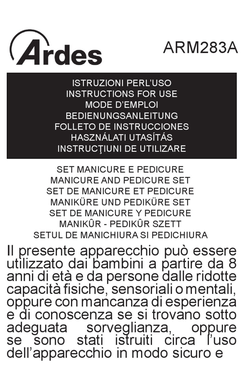 ARDES ARM283A Instructions for use