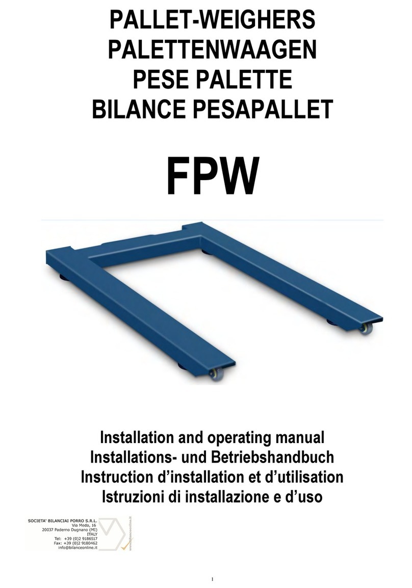Scale House FPW Series User manual Scale House FPW Series User manual
