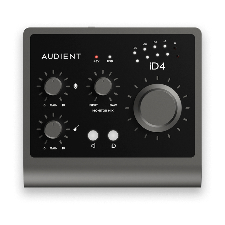 Audient iD4 User manual
