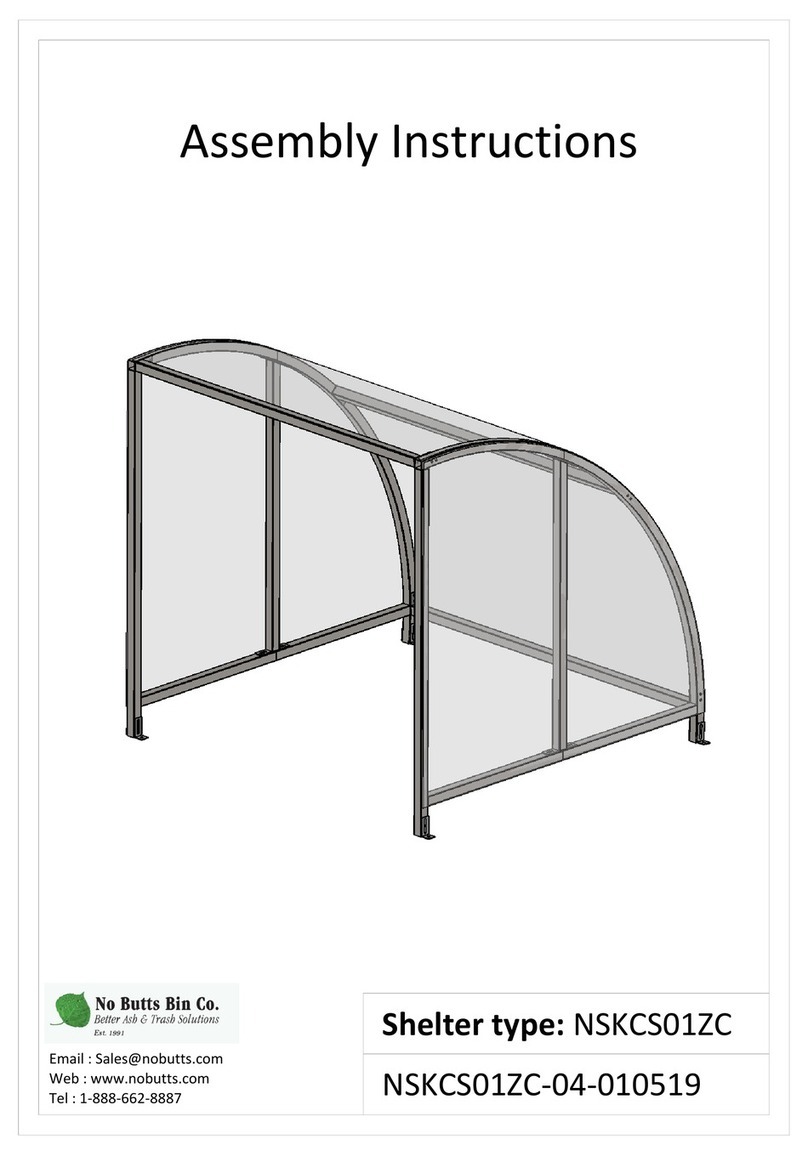 No Butts Bin NSKCS01ZC User manual