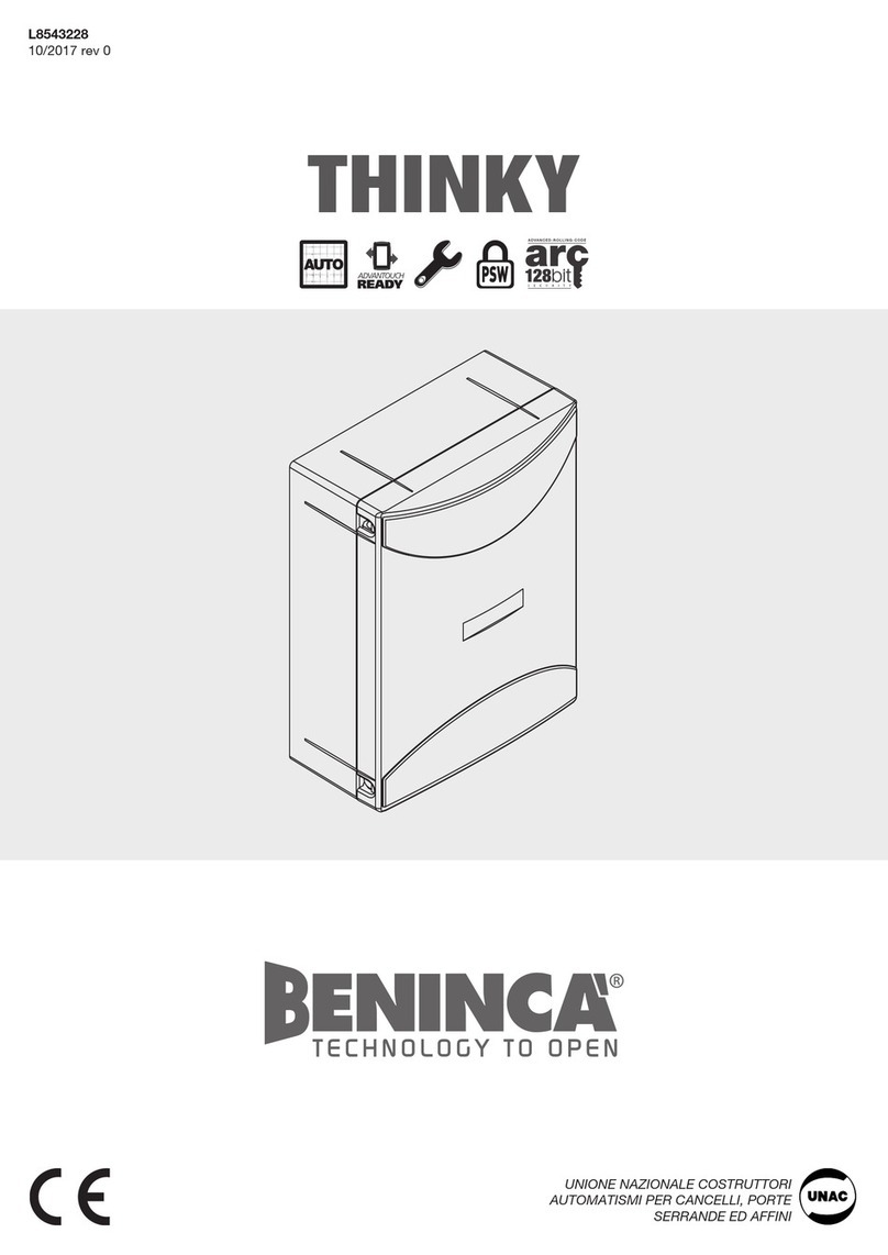 Beninca THINKY User manual