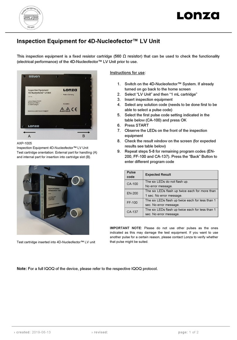 Lonza 4D-Nucleofector Instructions for use