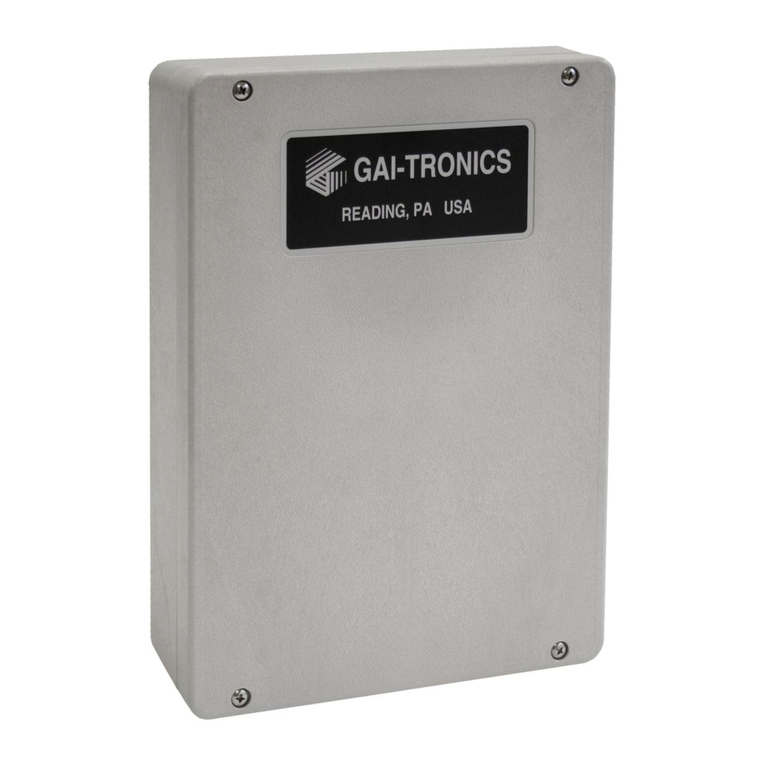 Hubbell GAI-Tronics 10370-701 manual