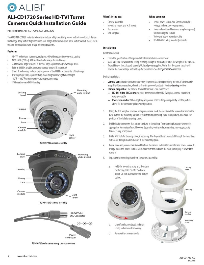 ALIBI ALI-CD1720 Series User manual ALIBI ALI-CD1720 Series User manual