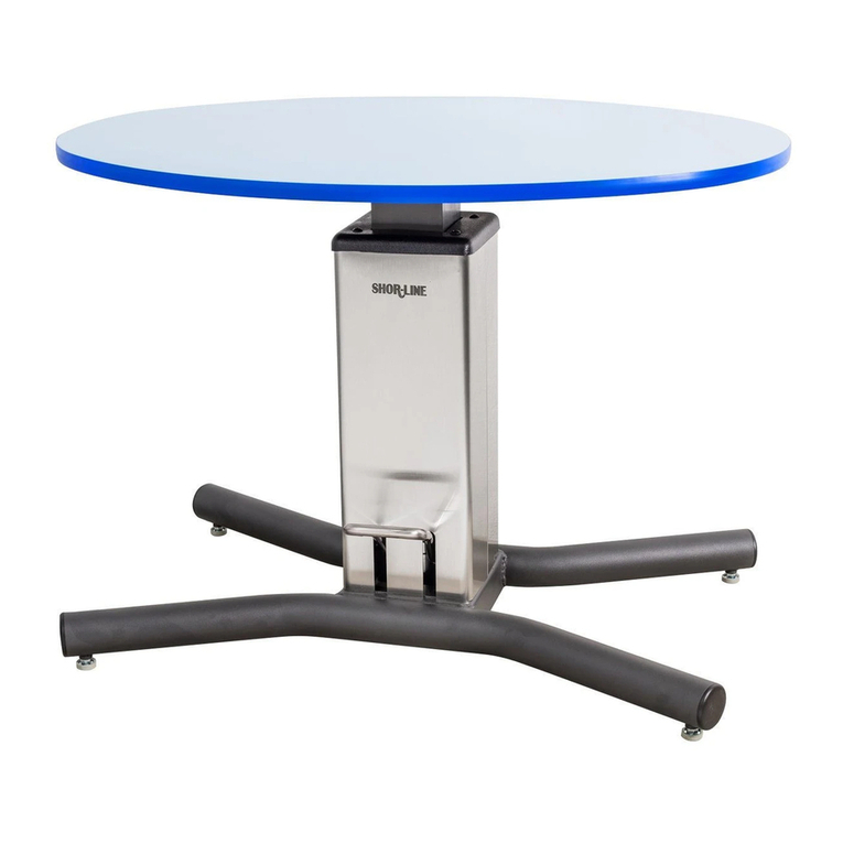 SHOR-LINE Feline LS Exam Table Product guide SHOR-LINE Feline LS Exam Table Product guide