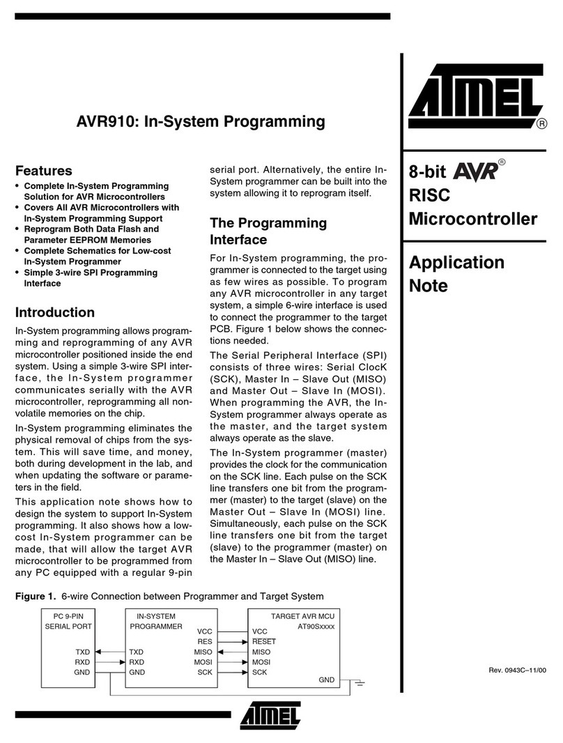 Atmel AVR910 User manual