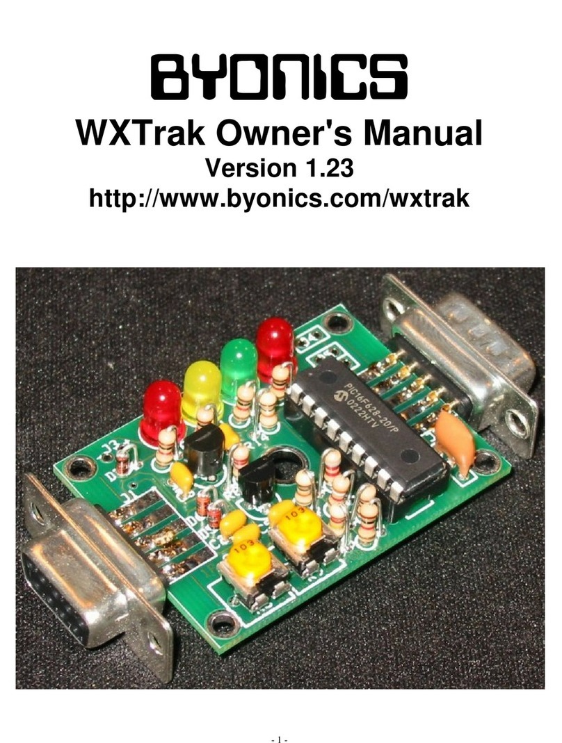BYONICS WXTrak User manual