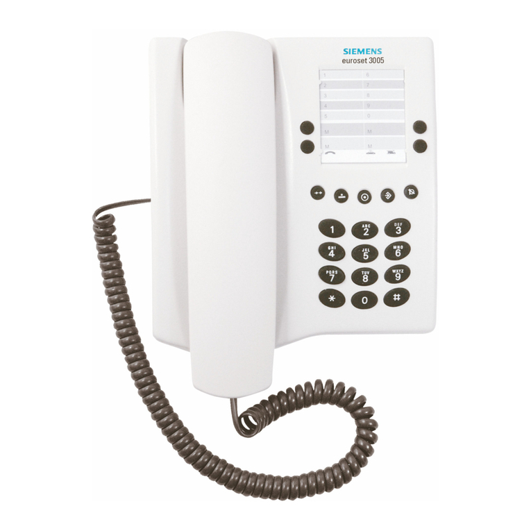 Siemens Profiset 3005 User manual