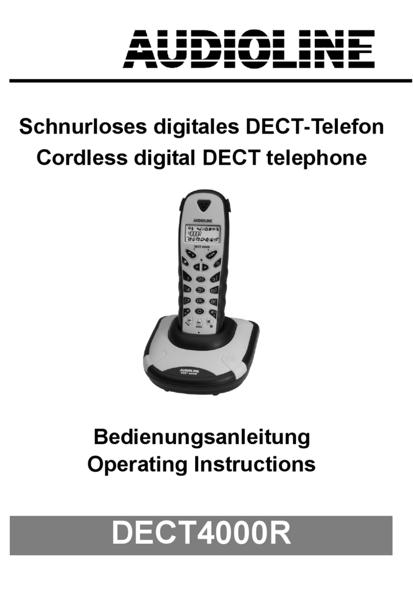 AUDIOLINE DECT4000R User manual