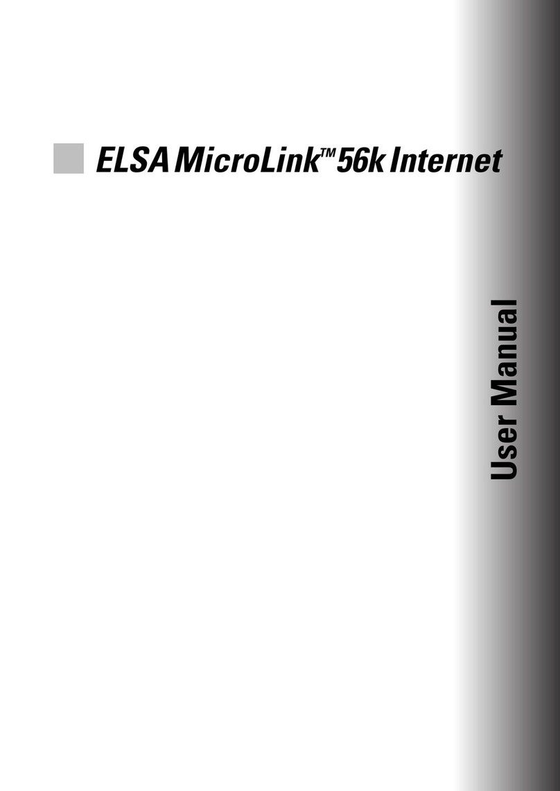 ELSA MicroLink 56k Internet User manual