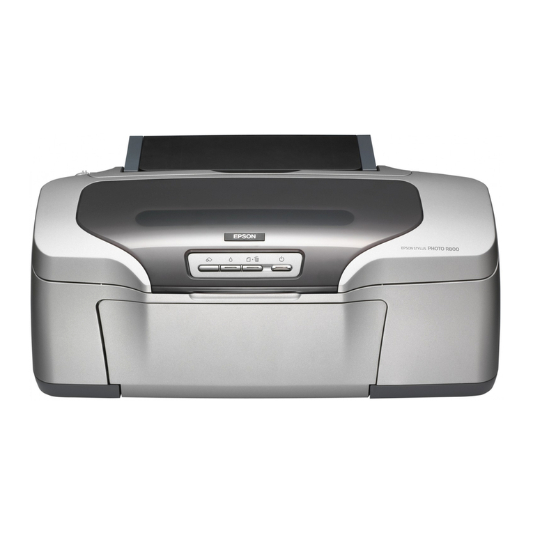 Epson Stylus PHOTO R800 Manual