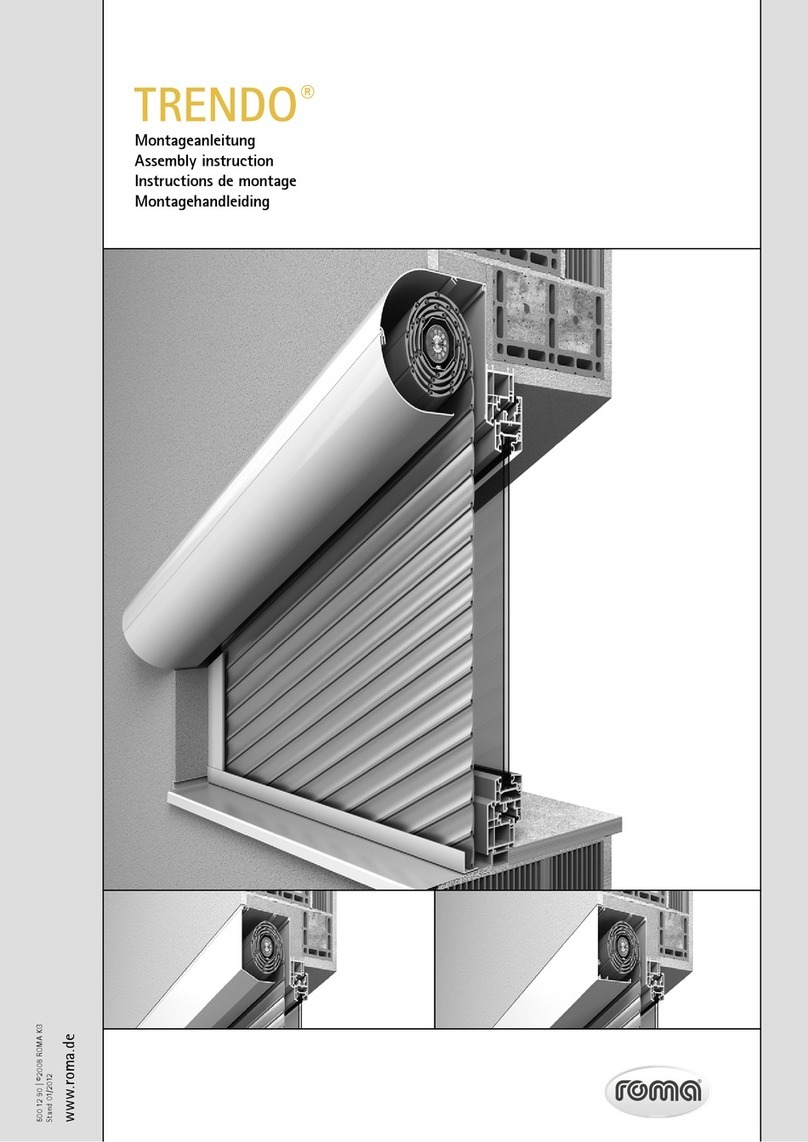 Roma TRENDO Assembly instruction