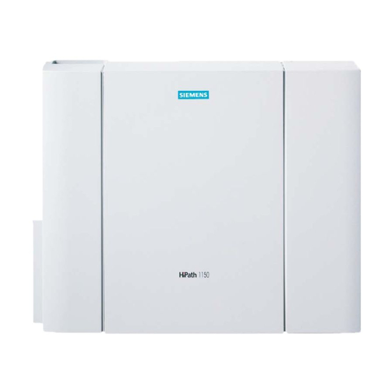 Siemens HiPath 1100 User manual