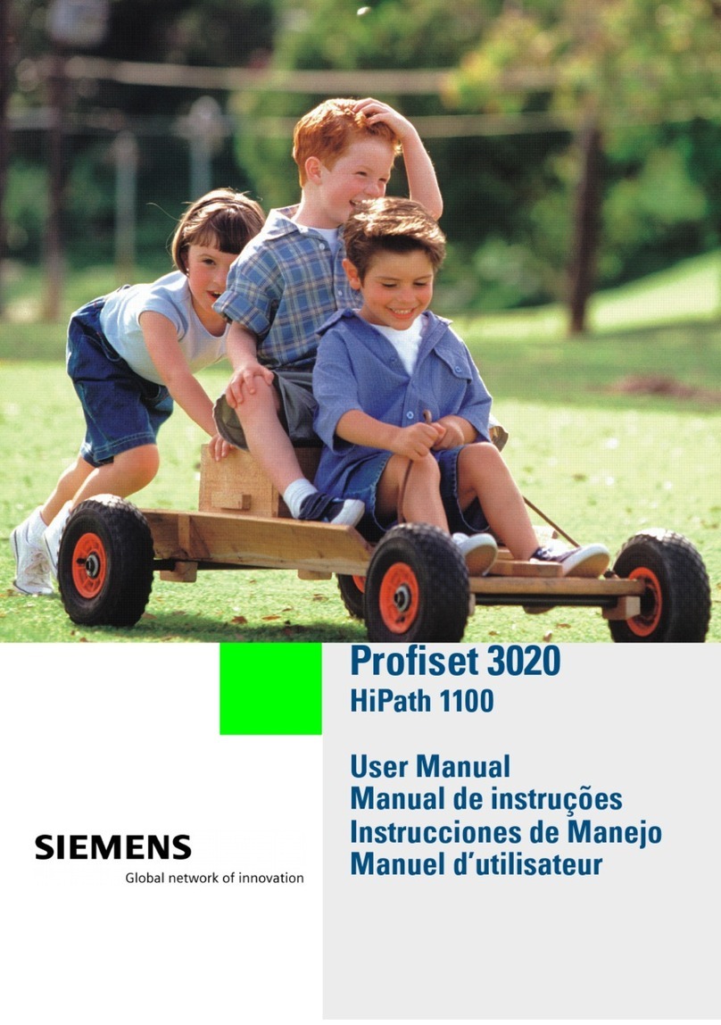 Siemens Profiset 3020 user manual