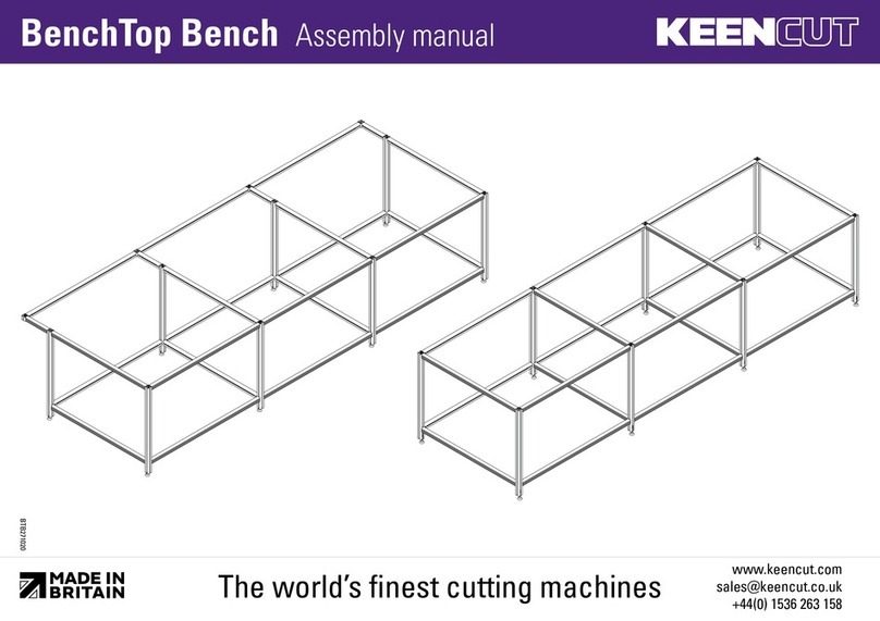 KEENCUT BenchTop Bench BTB110 Assembly manual
