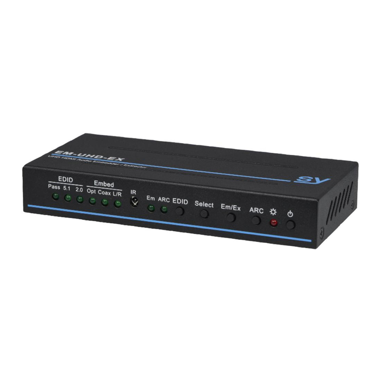 SY Electronics SY-EM-UHD-EX installation guide