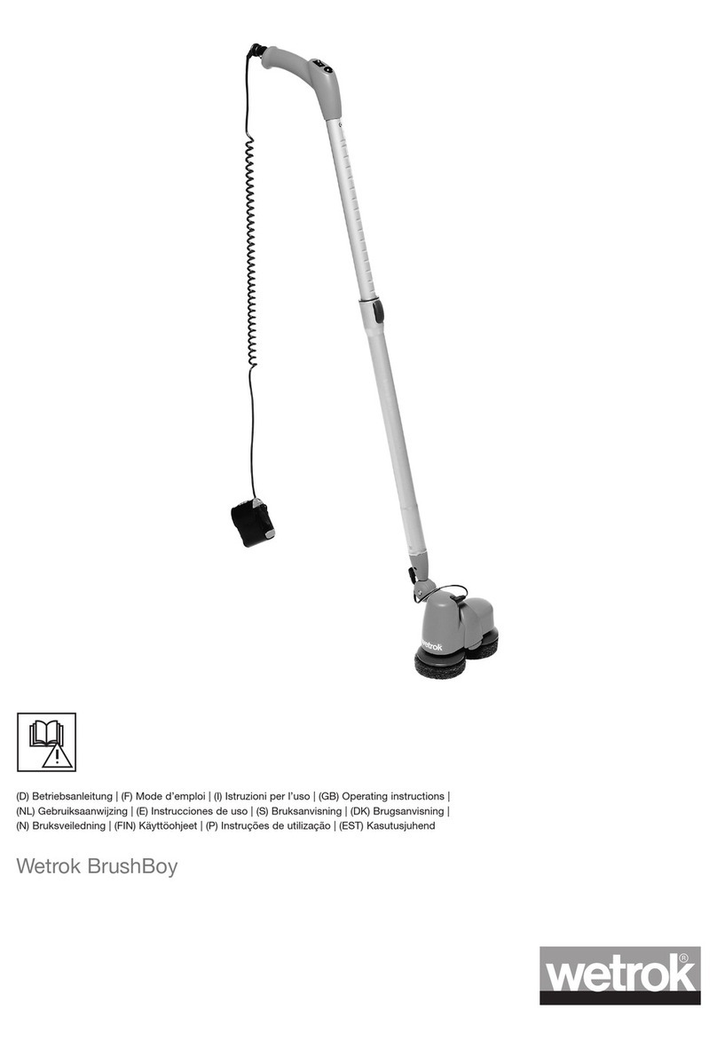 Wetrok BrushBoy operating instructions