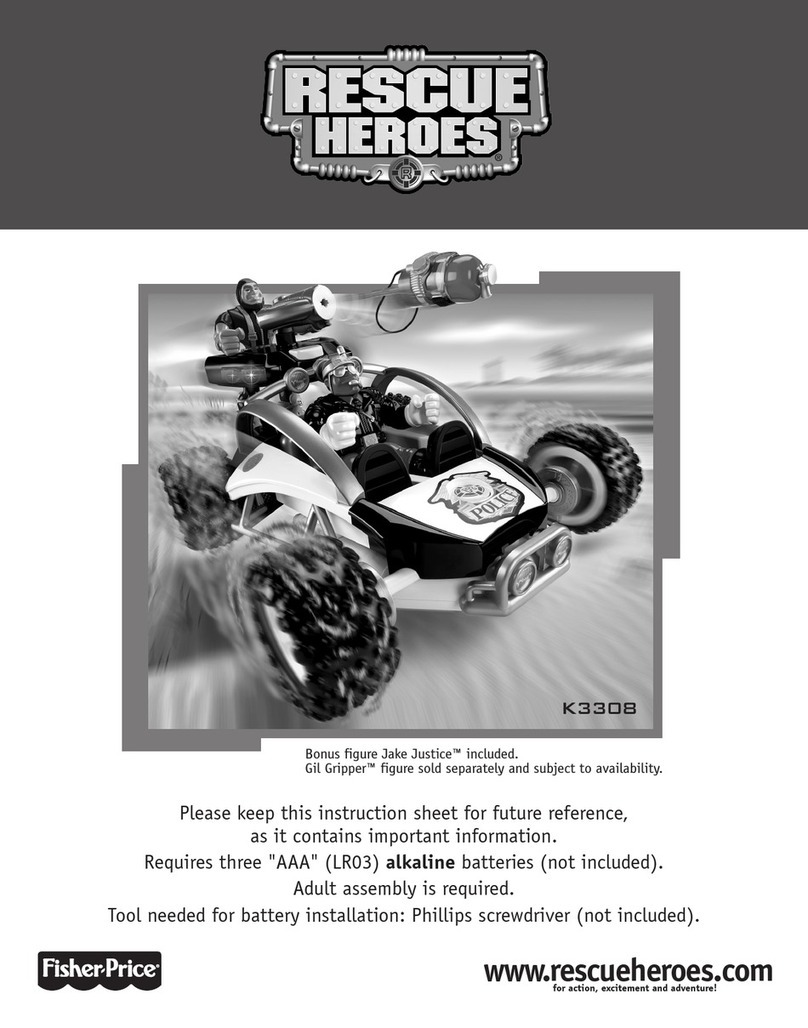 Fisher-Price RESCUE HEROES K3308 quick start guide