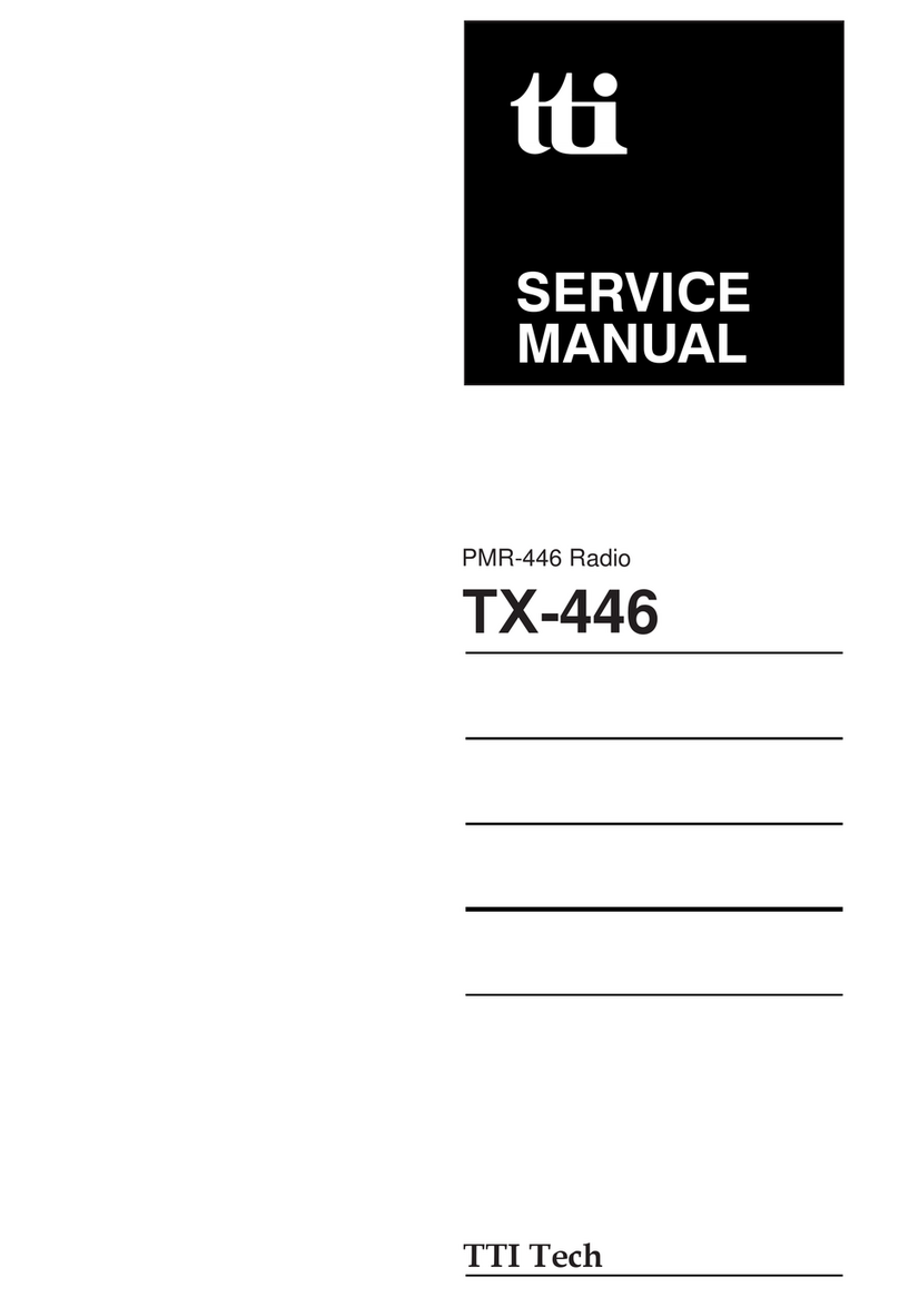 tti Tech PMR-446 Service manual