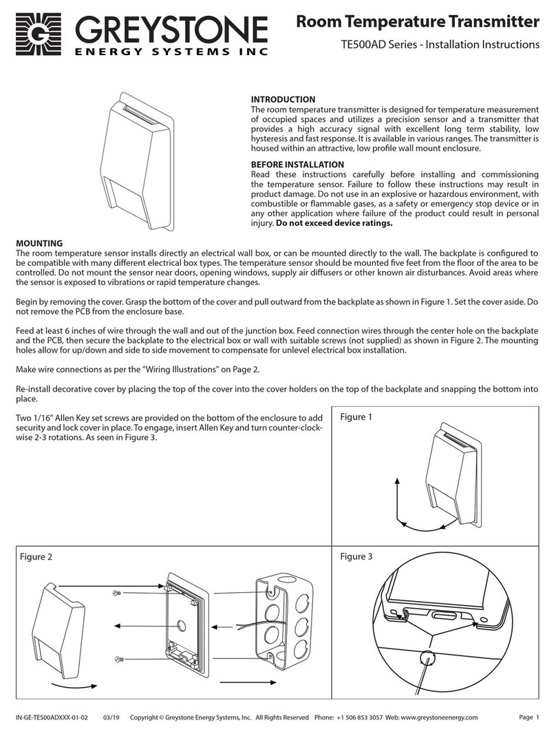 Greystone Energy Systems TE500AD Series User manual
