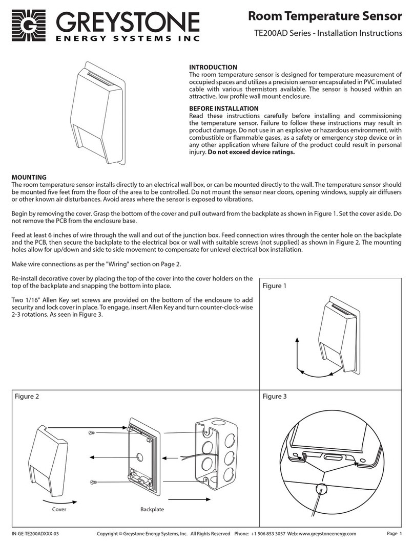 Greystone Energy Systems TE200AD Series installation instructions