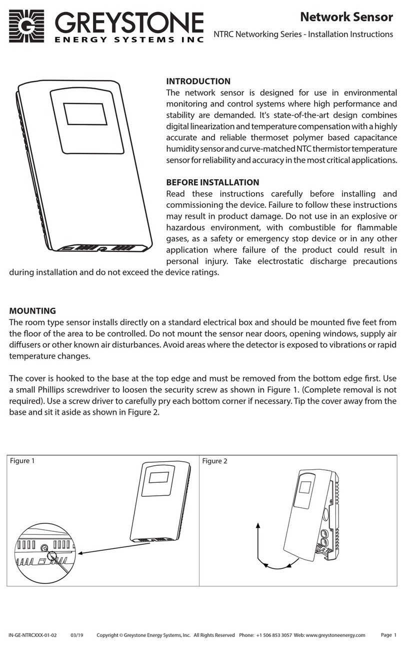 Greystone Energy Systems NTRC Networking Series installation instructions