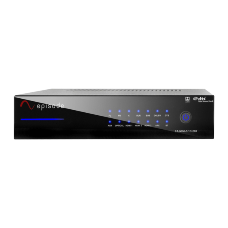 SnapAV episode Mini-5.1 installation manual