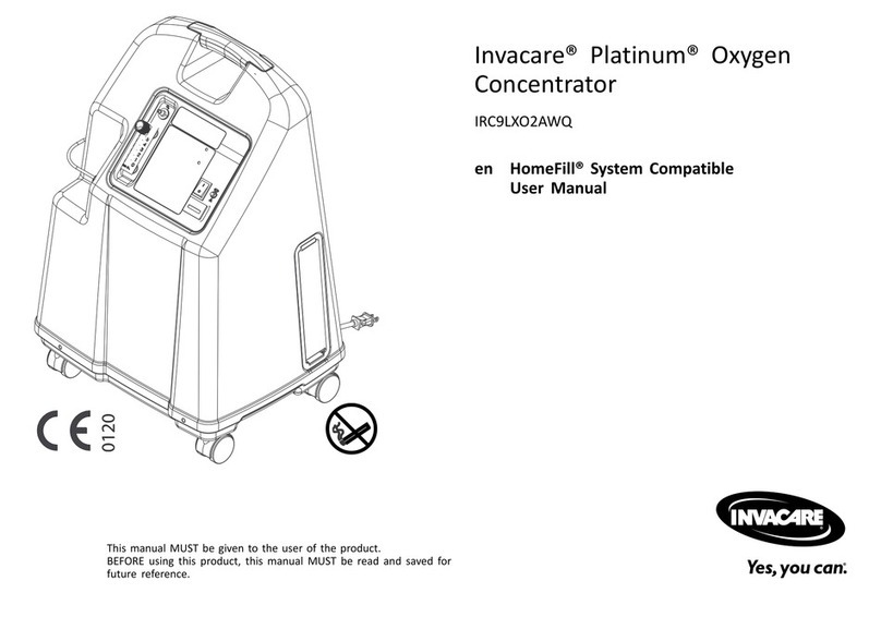 Invacare Platinum IRC9LXO2AWQ user manual