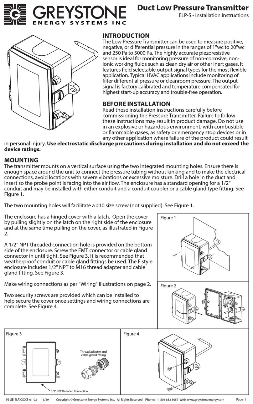 Greystone Energy Systems ELP-S User manual