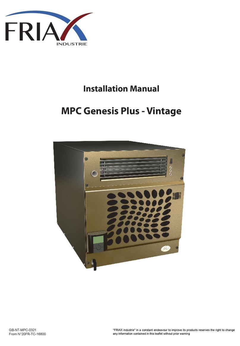 Friax MPC Genesis Plus - Vintage User manual