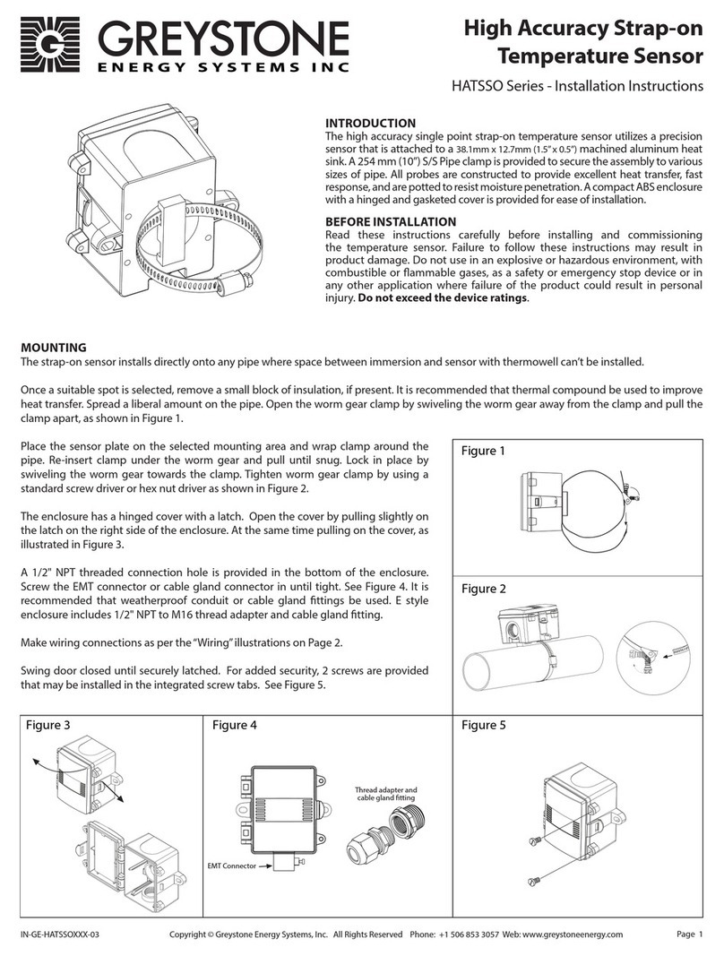 Greystone Energy Systems HATSSO Series installation instructions