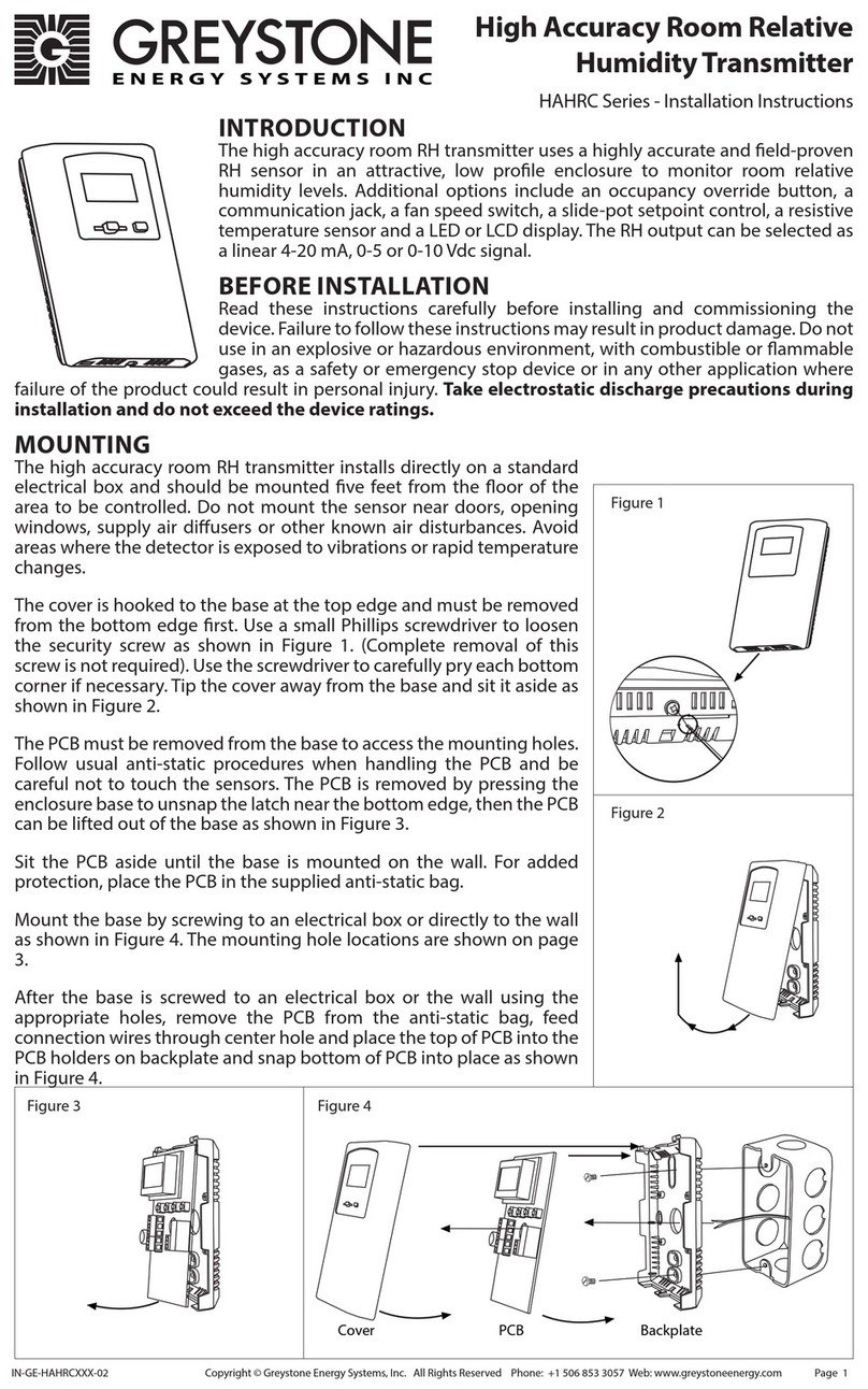 Greystone Energy Systems HAHRC Series User manual
