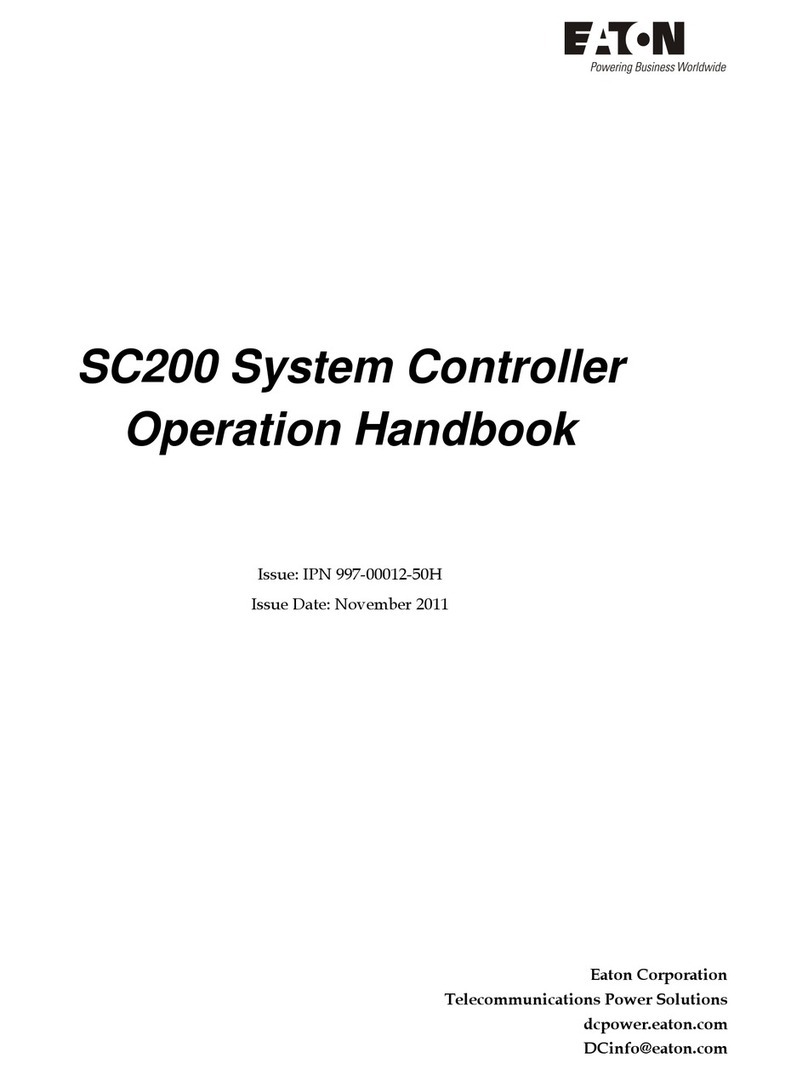 Eaton SC200 User manual
