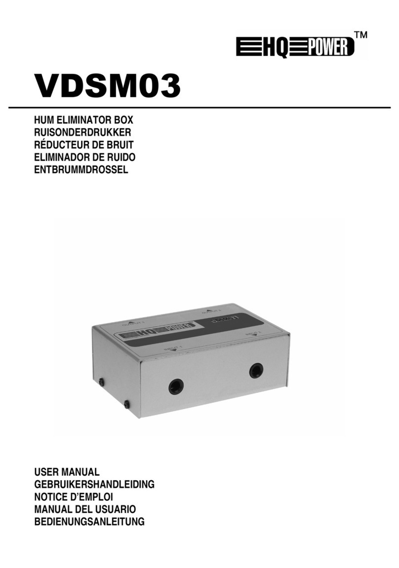 HQ Power VDSM03 user manual