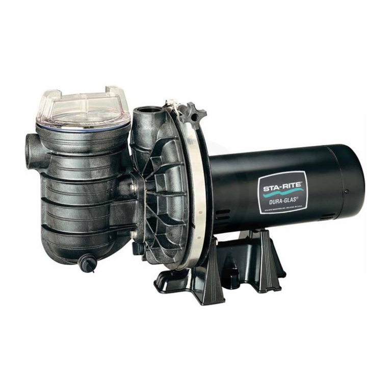 STA-RITE DURA-GLAS PE Series User manual